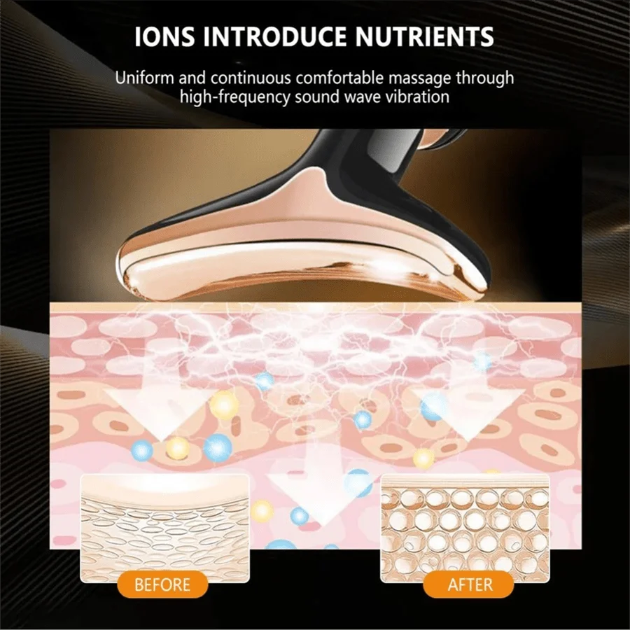 Electric face lifting device